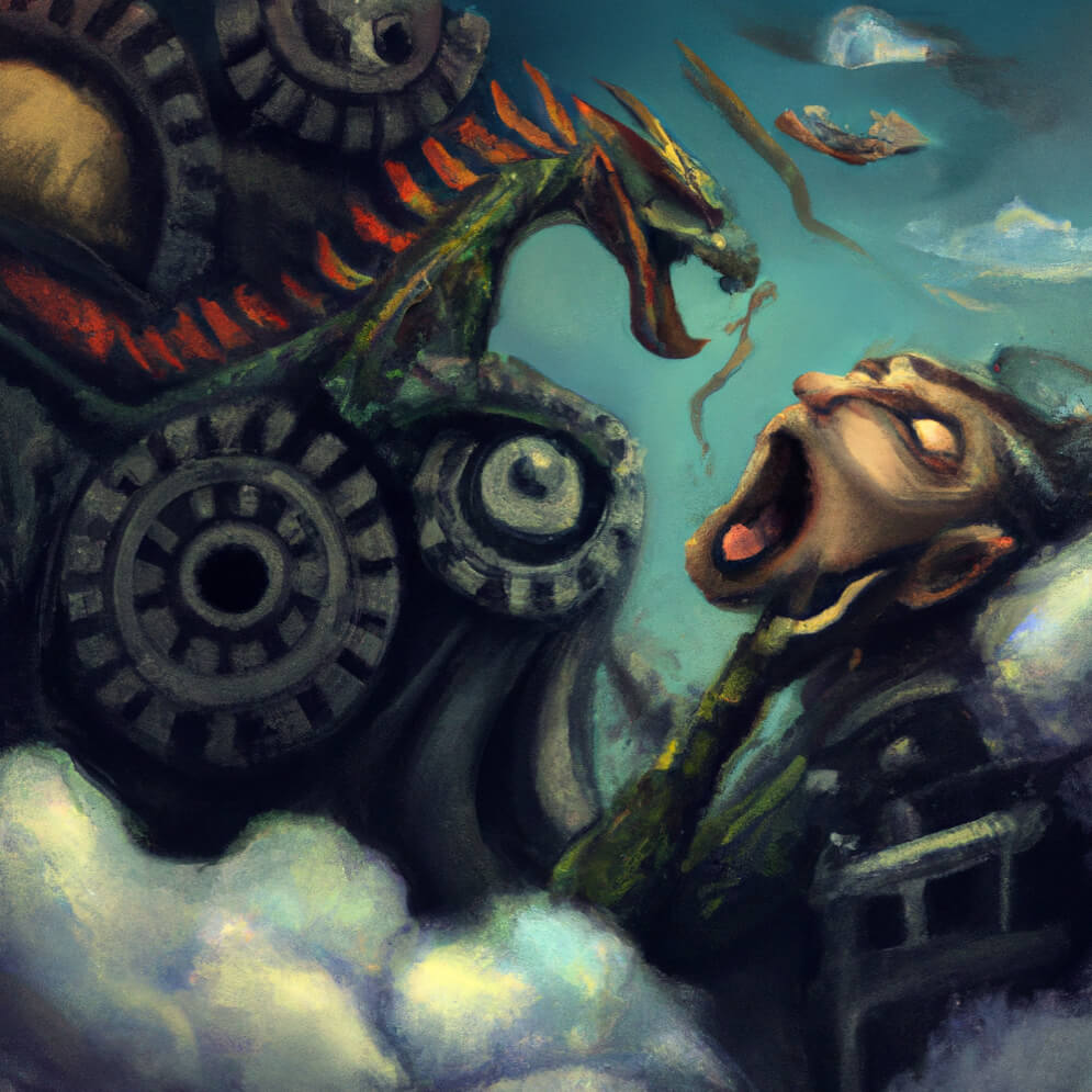 The cloud clutter dragon